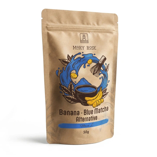 Mary Rose – Blue Matcha Alternative – Banane (Pulver) 50 g