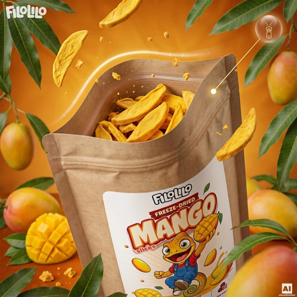 FiloLilo – Gefriergetrocknete Mango (Scheiben) 100 g