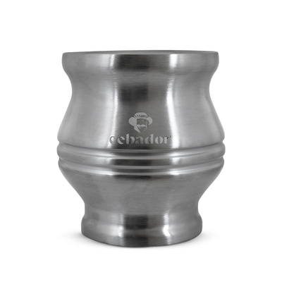 TermoColador – Thermobecher für Mate Tee – 190 ml (silber)