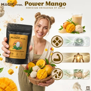 Magic Pwdr – Power Yerba & Mango – Focus & Gut Blend 200 g