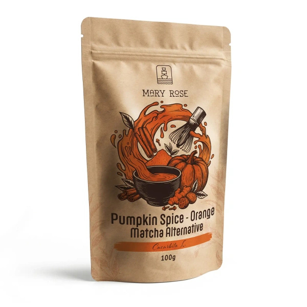 Mary Rose – Orange Matcha Alternative – Pumpkin Spice (Pulver) 100 g