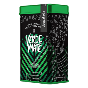 Yerbera – Metalldose + Verde Mate Green Despalada 0,5 kg