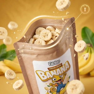 FiloLilo – Gefriergetrocknete Bananen (Scheiben) 100 g
