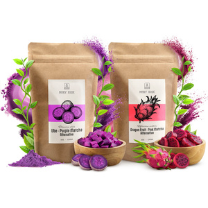 Set farbiger Matchas: Pink Matcha + Purple Matcha