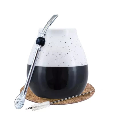 Mate Tee Set: Kalebasse + Bombilla