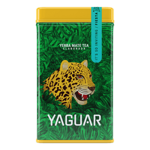 Yerbera – Metalldose + Yaguar Fiesta 0,5 kg