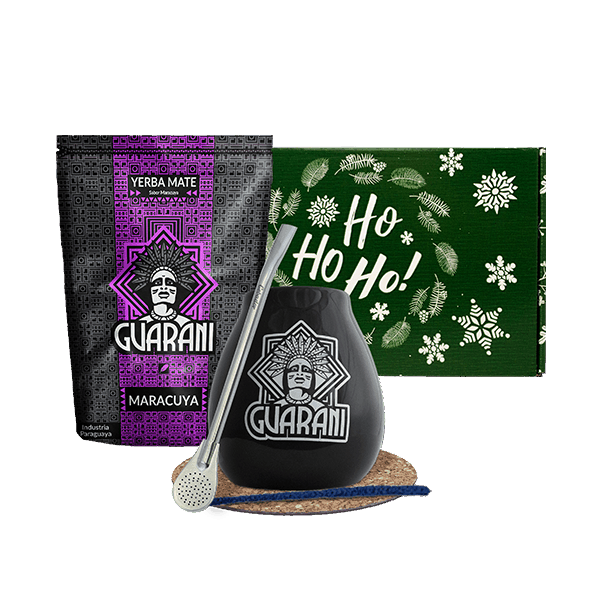 Geschenkset Mate Tee Guarani Maracuya 0,5kg