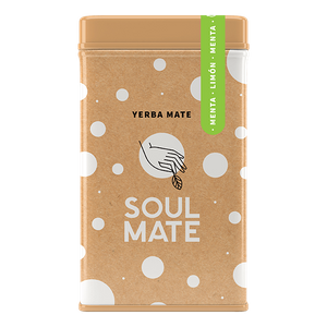 Yerbera – Metalldose + Soul Mate Orgánica Menta Limon 0,5 kg