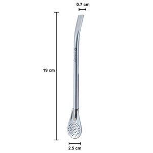 Bombilla Mercedes aus rostfreiem Stahl