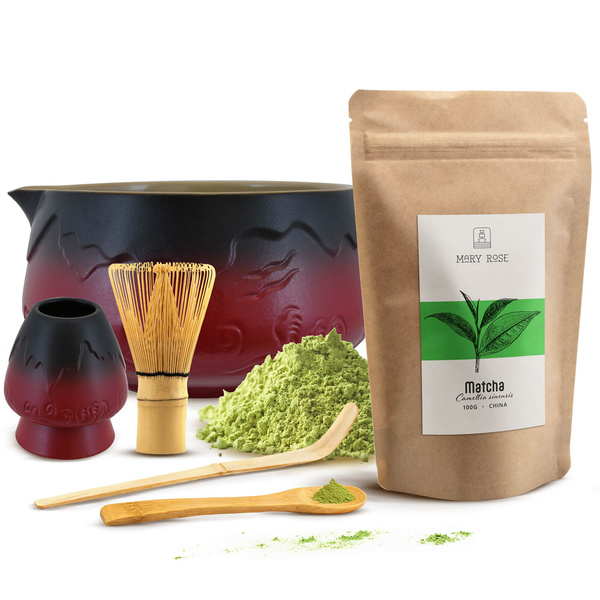 Matcha-Tee-Aufbrühset