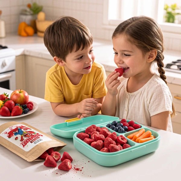 FiloLilo – Gefriergetrocknete ganze Erdbeeren 100 g