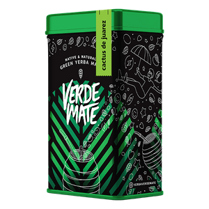 Yerbera – Metalldose + Verde Mate Green Cactus de Juarez 0,5 kg