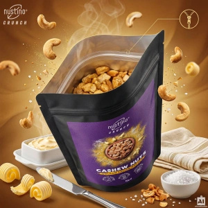 Nustino Crunch – Geröstete Cashewkerne – Golden Salted Butter 100 g
