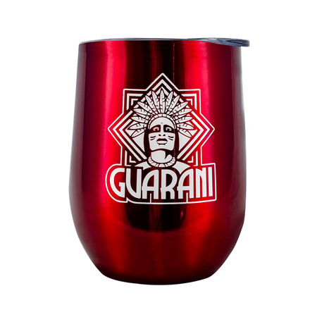 TermoLid – Stahl-Mate Becher mit Deckel – Guarani (rot) – 350 ml