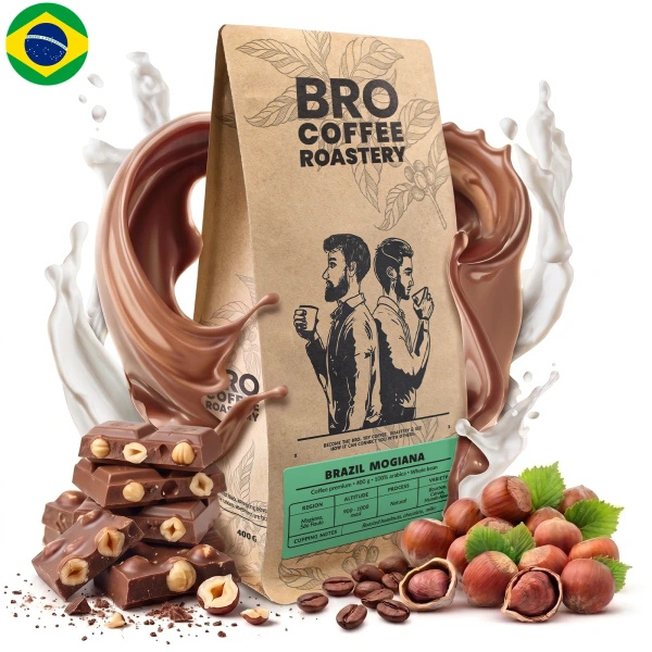 Bro Coffee Roastery – Bohnenkaffee Brazil Mogiana Premium 400 g